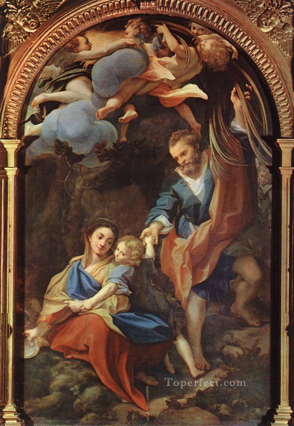 Madonna Della Scodella Renaissance Mannerism Antonio da Correggio Oil Paintings